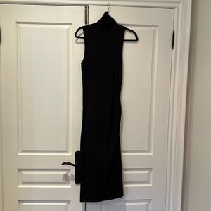 Zara black knitted dress size medium